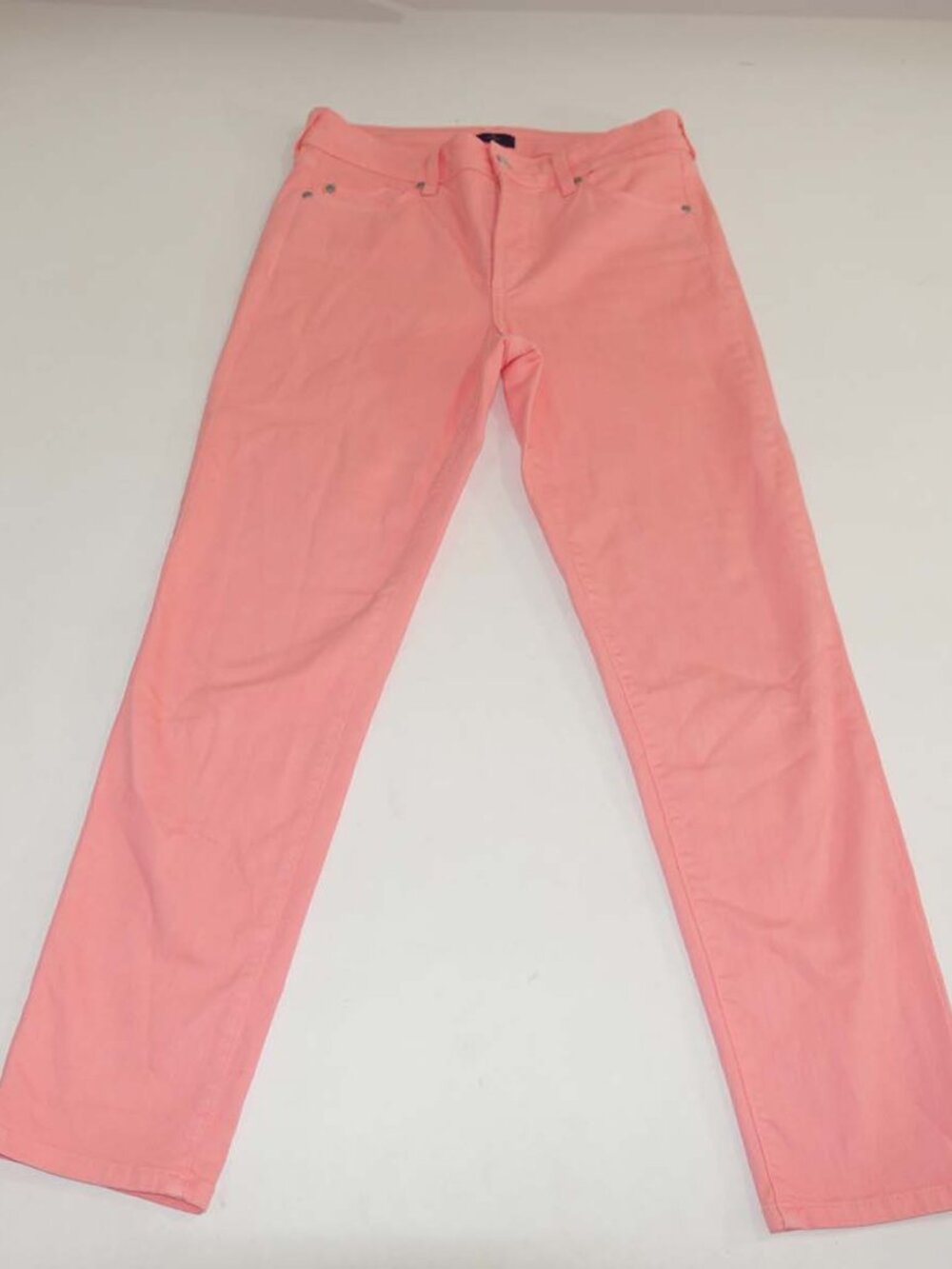 NYDJ Women's Ankle Jeans Size 6 Pink High Rise 28.5" Inseam Lift Tuck Denim